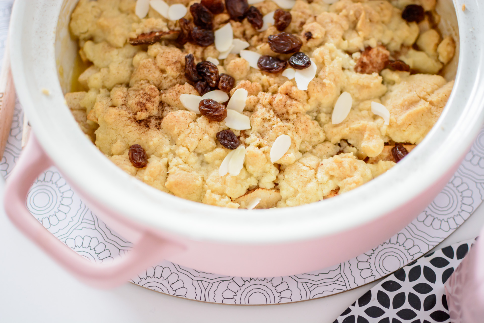 jabłka pod kruszonką